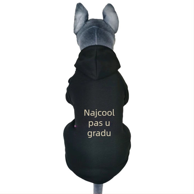 Poliesterska duksa za pse – ležerni stil, flis unutra, unisex