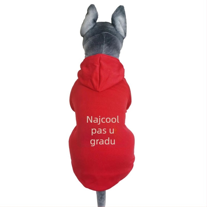 Poliesterska duksa za pse – ležerni stil, flis unutra, unisex