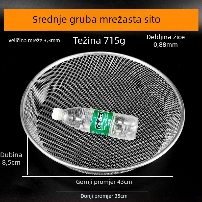 Prosijač brašna | Kružno žično sito za kuhinju | (Značka: Other; Uvoz: Ne; Stil: Drugo)