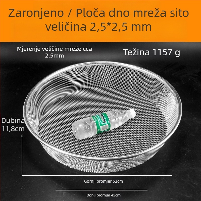 Prosijač brašna | Kružno žično sito za kuhinju | (Značka: Other; Uvoz: Ne; Stil: Drugo)