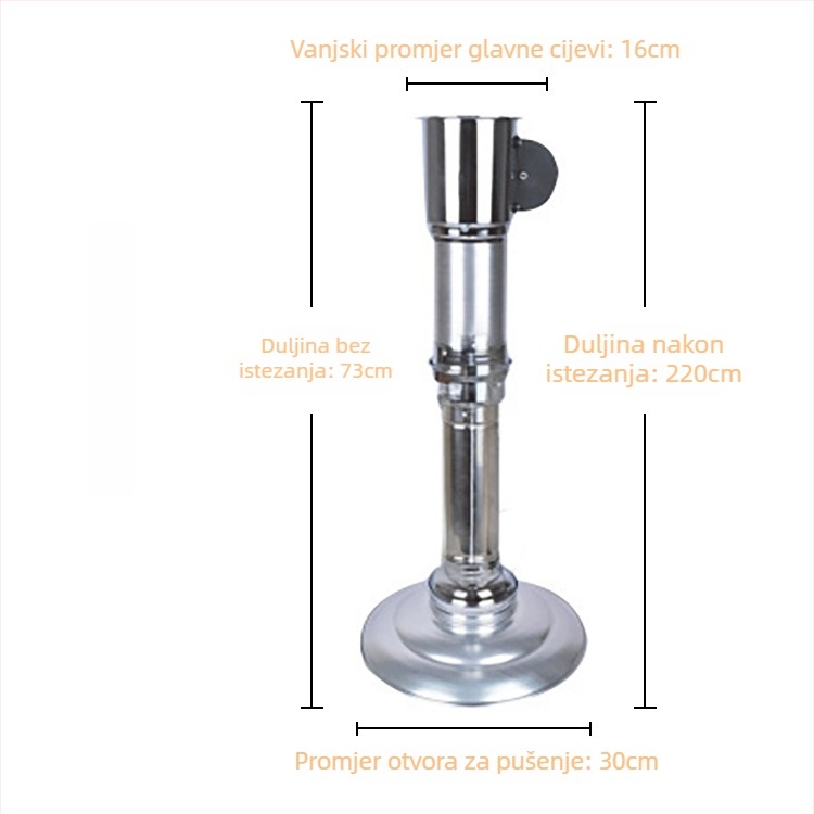 Oprema za ispuštanje dima s korejskim stilom za komercijalne roštilje — Marka Cattle, Porijeklo Weihai, Shandong