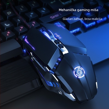 K1000 mehanička tipkovnica, 104 tipke, žičana veza, RGB pozadinsko osvjetljenje, metalno kućište, 1,5 m kabel.