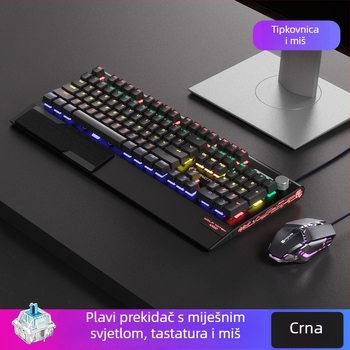 K1000 mehanička tipkovnica, 104 tipke, žičana veza, RGB pozadinsko osvjetljenje, metalno kućište, 1,5 m kabel.