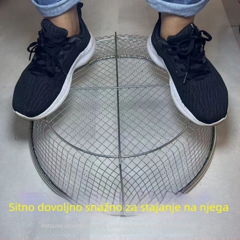 Sito za brašno, debelo ojačano kružno željezno sito, kućna uporaba