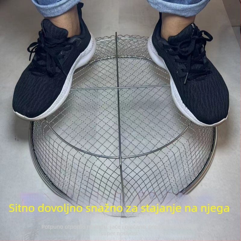 Sito za brašno, debelo ojačano kružno željezno sito, kućna uporaba