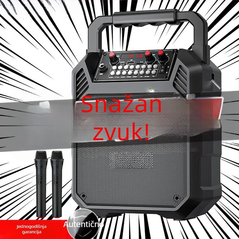 Bluetooth prijenosni zvučnik za dom i vani, bežično Bluetooth/USB/3,5 mm povezivanje, IPX4 vodootpornost, ugrađena baterija 1200–2000 mAh, frekvencijski raspon 40 Hz–20 kHz, SNR ≥100 dB