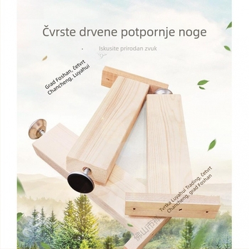 Drvene ojačane potporne noge za krevet, podesiva visina, visoka nosivost, potpora donje grede kreveta, model 18, stil Novi kineski stil, šifra Hnwth54a