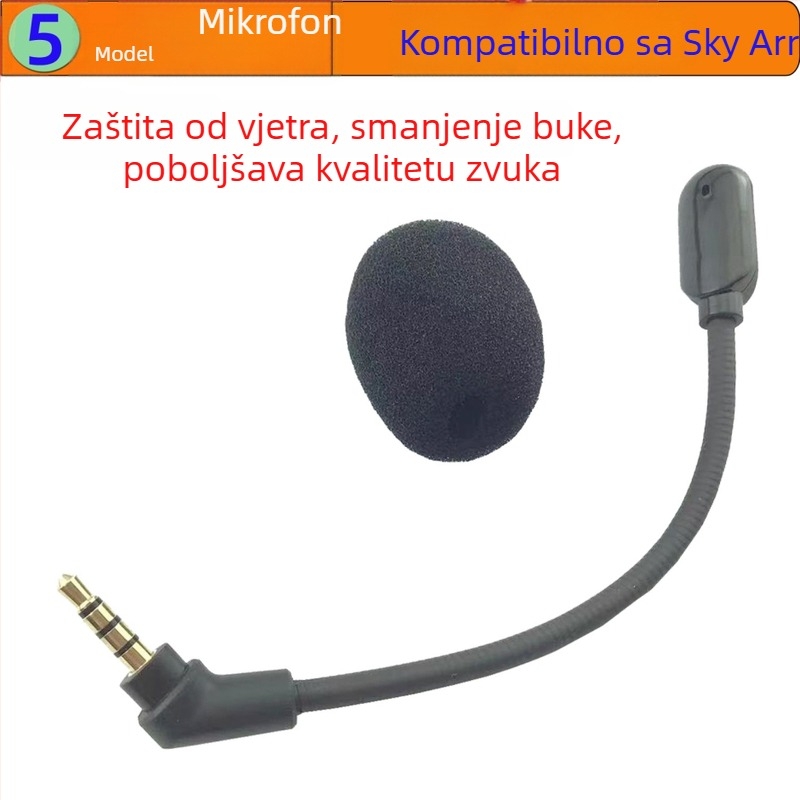 Gaming mikrofon M1 – usmjeravanje tipa pištola, raspon frekvencija 20 Hz–20 kHz, SNR < 60 dB, izdano 2023.
