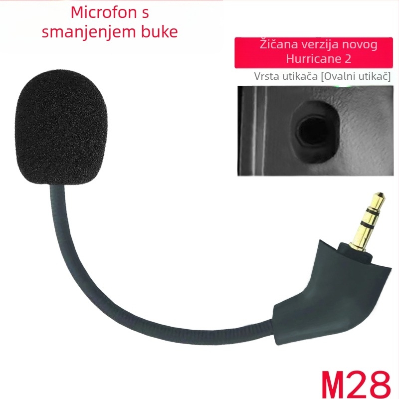 Gaming mikrofon M1 – usmjeravanje tipa pištola, raspon frekvencija 20 Hz–20 kHz, SNR < 60 dB, izdano 2023.