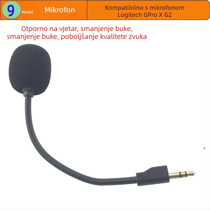 Gaming mikrofon M1 – usmjeravanje tipa pištola, raspon frekvencija 20 Hz–20 kHz, SNR < 60 dB, izdano 2023.