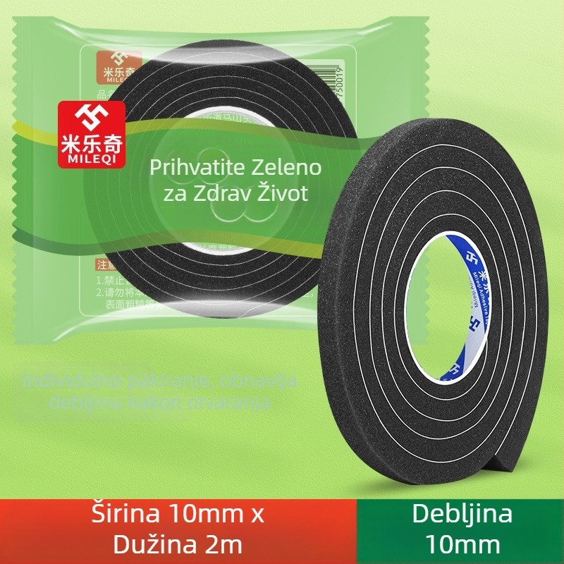 Samoljepljiva automobilska pjena brtvilo za zvučnu izolaciju i ublažavanje vibracija | EVA vatrootporna pjena, Materijal: Pjena, Gustina: 9, Debljina prilagodljiva, Marka: Mileqi