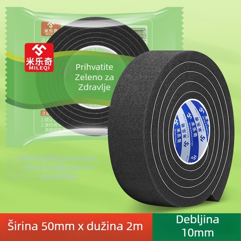 Samoljepljiva automobilska pjena brtvilo za zvučnu izolaciju i ublažavanje vibracija | EVA vatrootporna pjena, Materijal: Pjena, Gustina: 9, Debljina prilagodljiva, Marka: Mileqi