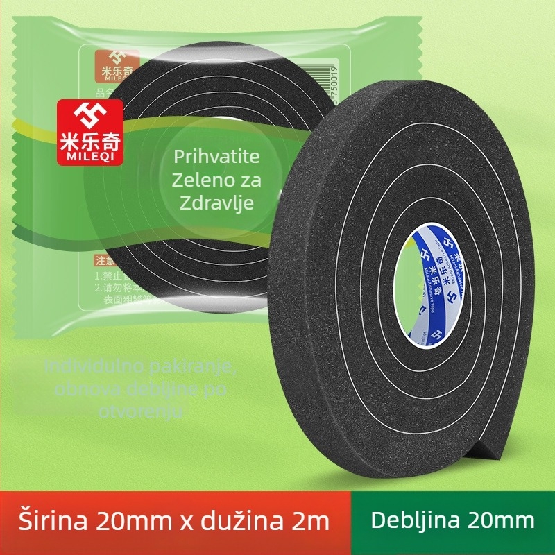 Samoljepljiva automobilska pjena brtvilo za zvučnu izolaciju i ublažavanje vibracija | EVA vatrootporna pjena, Materijal: Pjena, Gustina: 9, Debljina prilagodljiva, Marka: Mileqi