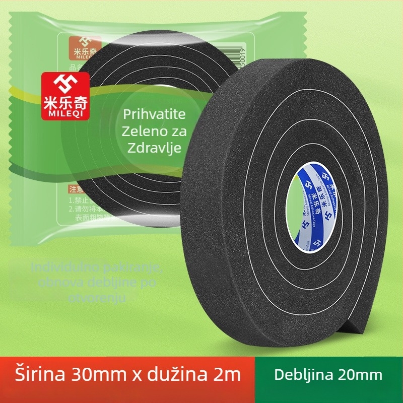 Samoljepljiva automobilska pjena brtvilo za zvučnu izolaciju i ublažavanje vibracija | EVA vatrootporna pjena, Materijal: Pjena, Gustina: 9, Debljina prilagodljiva, Marka: Mileqi