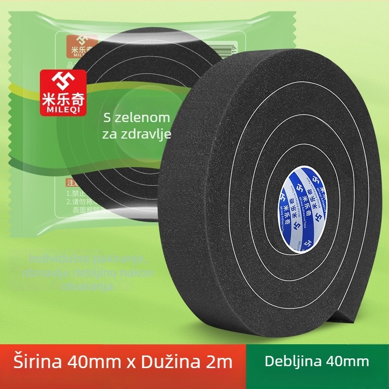 Samoljepljiva automobilska pjena brtvilo za zvučnu izolaciju i ublažavanje vibracija | EVA vatrootporna pjena, Materijal: Pjena, Gustina: 9, Debljina prilagodljiva, Marka: Mileqi