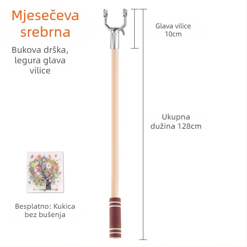 Nehrđajući čelični štap za sušenje odjeće na balkonu; Materijal: nehrđajući čelik; Kategorija: držač za odjeću; Primjena: balkon