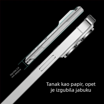 Sklopivi prijenosni alat za njegu noktiju s pilnikom i škaricama – nehrđajući čelik, model M080, prijenosno/ravno kućna upotreba, univerzalna upotreba