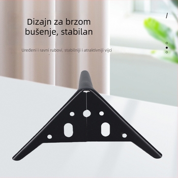 Polukružne trokrake metalne noge namještaja – za stolić i kauč - bakar, lijevano, moderni minimalistički stil, univerzalna kompatibilnost