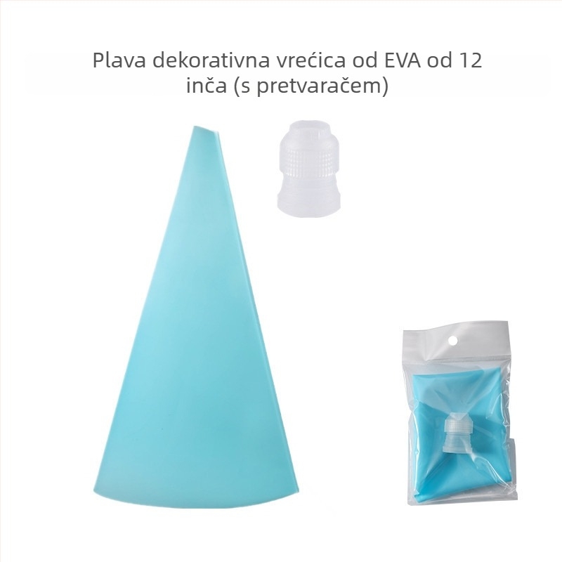Set od nehrđajućeg čelika za ukrašavanje cijev i vrećica za ukrašavanje torti, pakirano u kutiji, moderni minimalistički stil