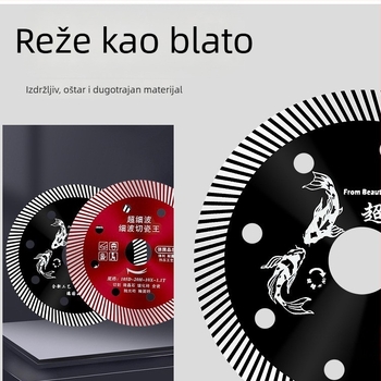 Dijamantni rezni disk za keramiku i pločice, model 114/105, Swimming Forest marka, za obradu kamena.