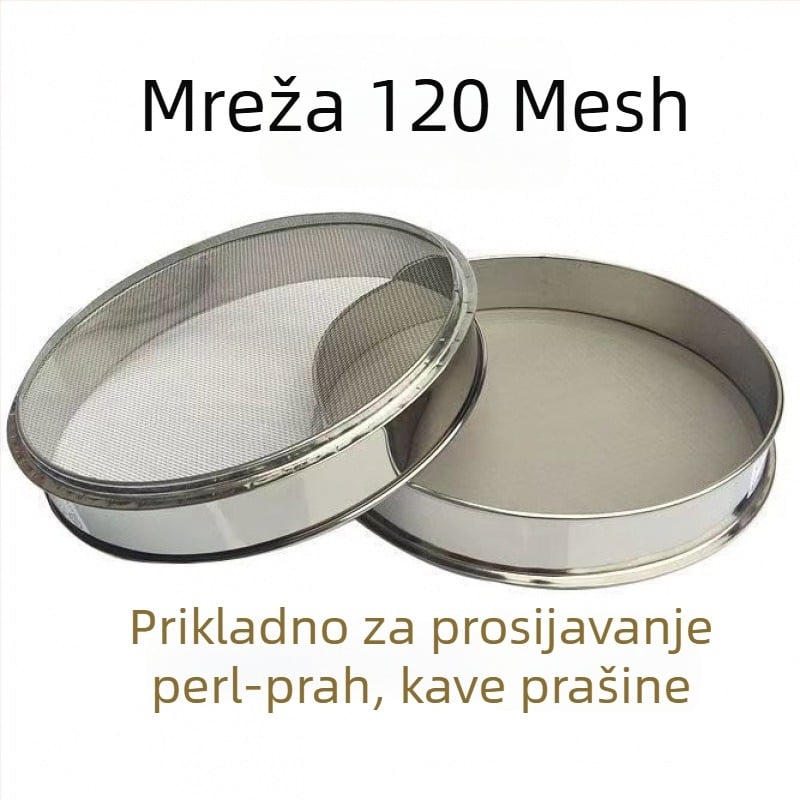 Nehrđavo čelično sito za brašno, rižu i sezam – ultra fino sito za kućnu upotrebu