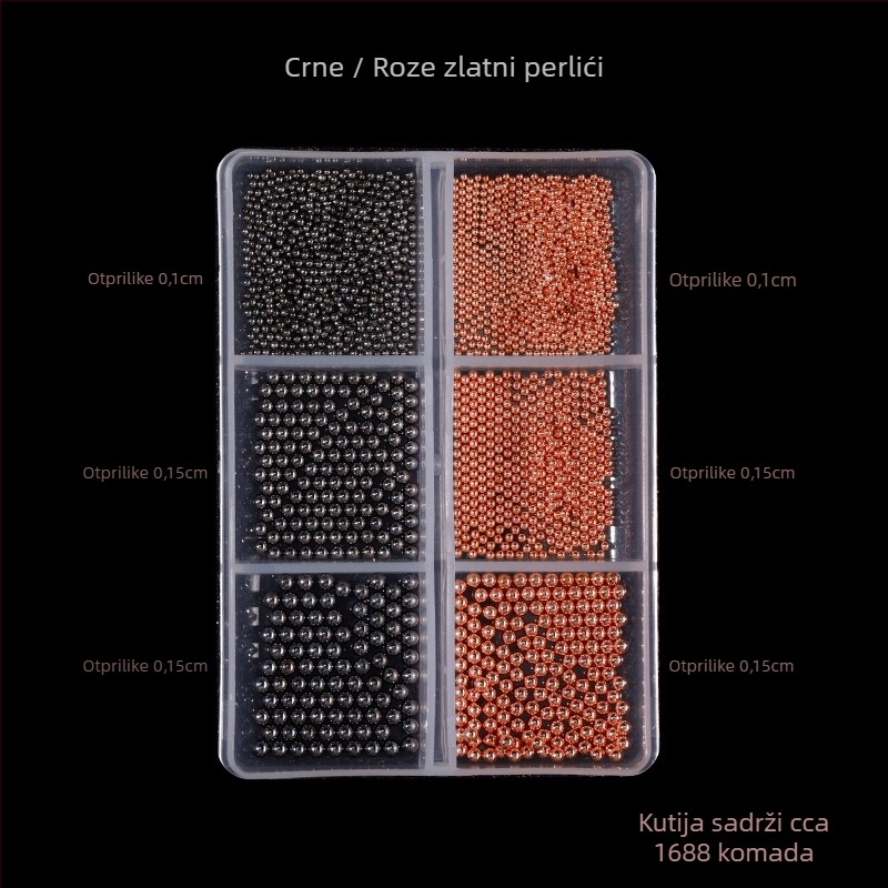 Poshman kristali za nokte, Princess Series, Flat Bottom Drill, Bow & Butterfly uzorak, sladak stil