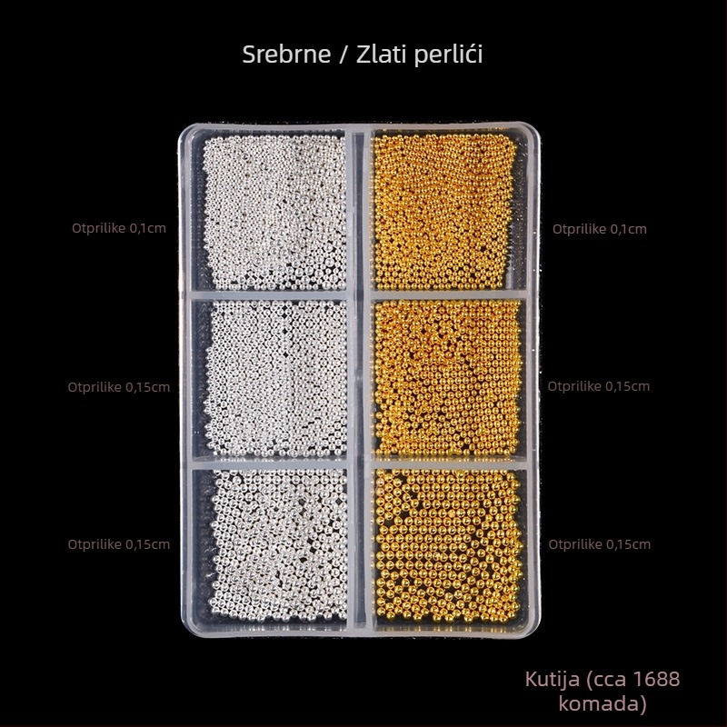 Poshman kristali za nokte, Princess Series, Flat Bottom Drill, Bow & Butterfly uzorak, sladak stil