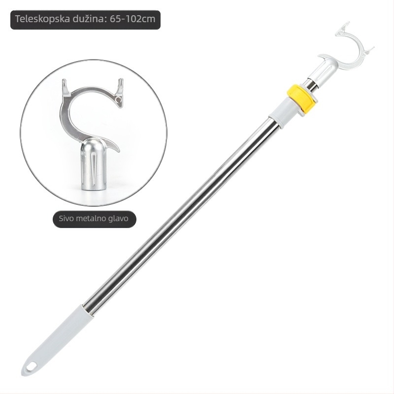 Vilica za sušenje rublja od nehrđajućeg čelika i plastike - za sušenje na balkonu, stil lagani luksuz, Guanya Chengli