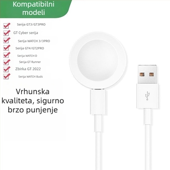 Magnetna punjačka baza za Huawei sat – Type-C sučelje, Kompatibilno s GT4/GT5/GT3/GT2 Pro, Model 02