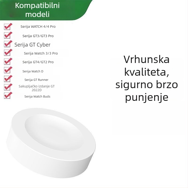 Magnetna punjačka baza za Huawei sat – Type-C sučelje, Kompatibilno s GT4/GT5/GT3/GT2 Pro, Model 02