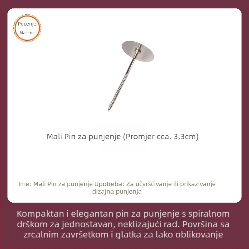 Set alata za ukrašavanje s baznom postolom, alati za ukrašavanje pastom od graha u korejskom stilu i alati za ukrašavanje latica