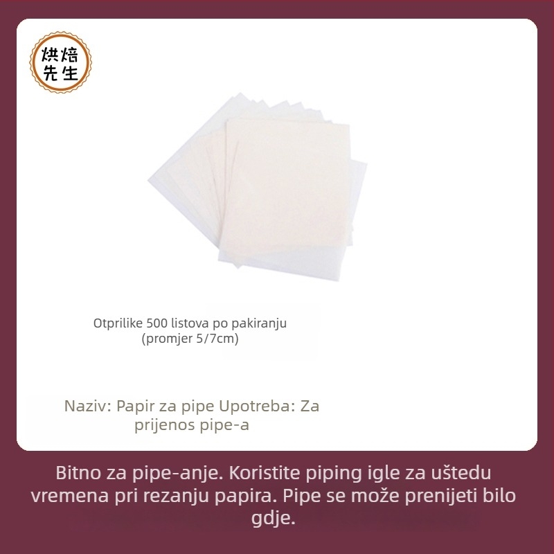 Set alata za ukrašavanje s baznom postolom, alati za ukrašavanje pastom od graha u korejskom stilu i alati za ukrašavanje latica