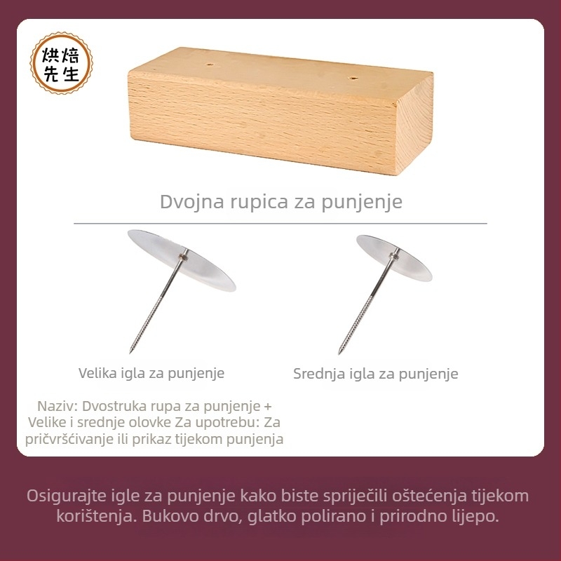 Set alata za ukrašavanje s baznom postolom, alati za ukrašavanje pastom od graha u korejskom stilu i alati za ukrašavanje latica