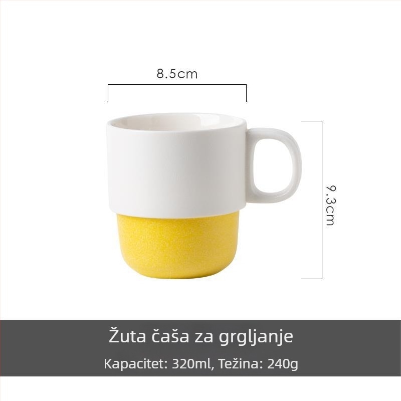 Keramički japanski kupaonički set od tri komada s glazurom snježnih pahulja – čaše za ispiranje usta i čaša za četkicu za zube za parove