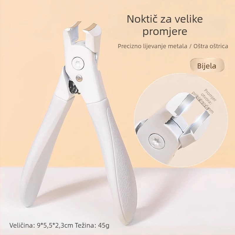 Klip za nokte na stopalu s dizajnom protiv prskanja, orlov kljun i šiljati vrh, za kućnu upotrebu