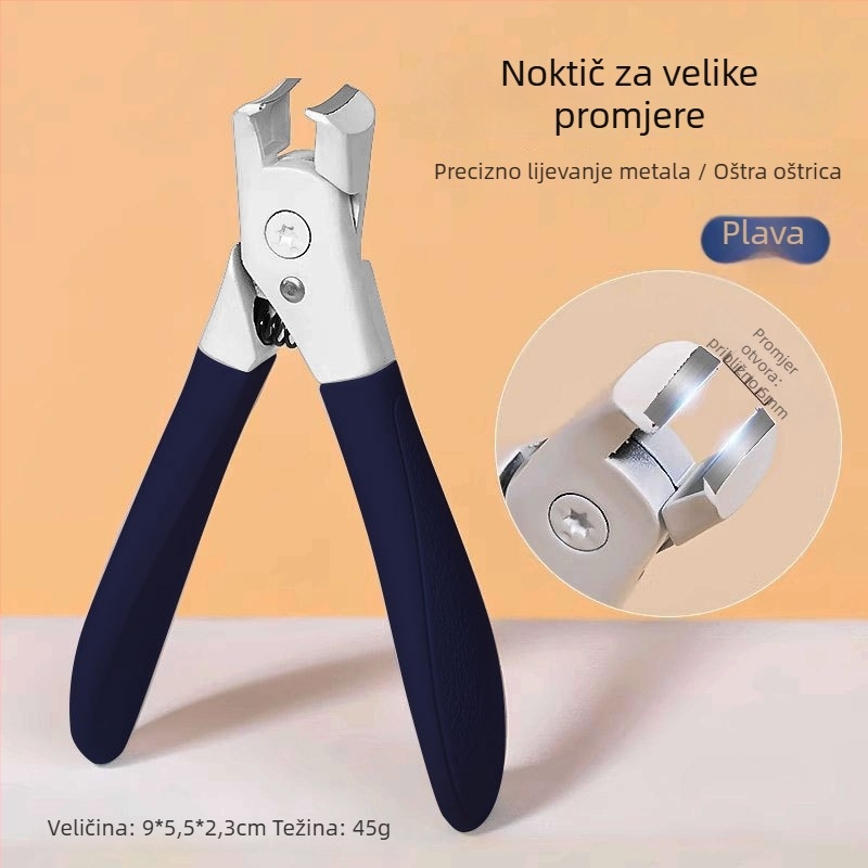 Klip za nokte na stopalu s dizajnom protiv prskanja, orlov kljun i šiljati vrh, za kućnu upotrebu