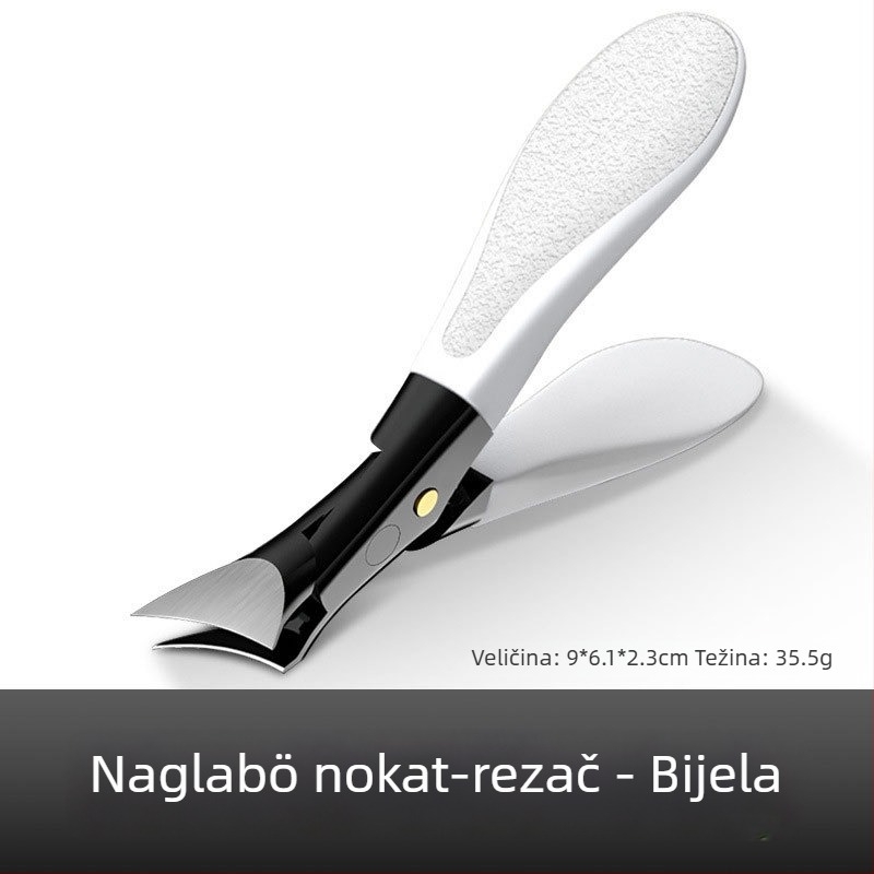 Klip za nokte na stopalu s dizajnom protiv prskanja, orlov kljun i šiljati vrh, za kućnu upotrebu