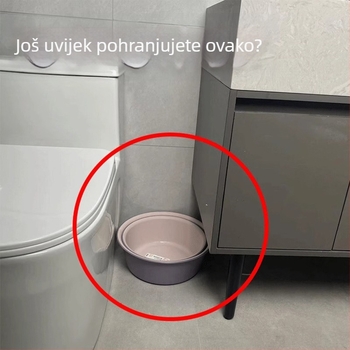 Stalak za pohranu ispod umivaona za kupaonu, željezni, viseći tip, 1 sloj, moderni minimalistčki stil