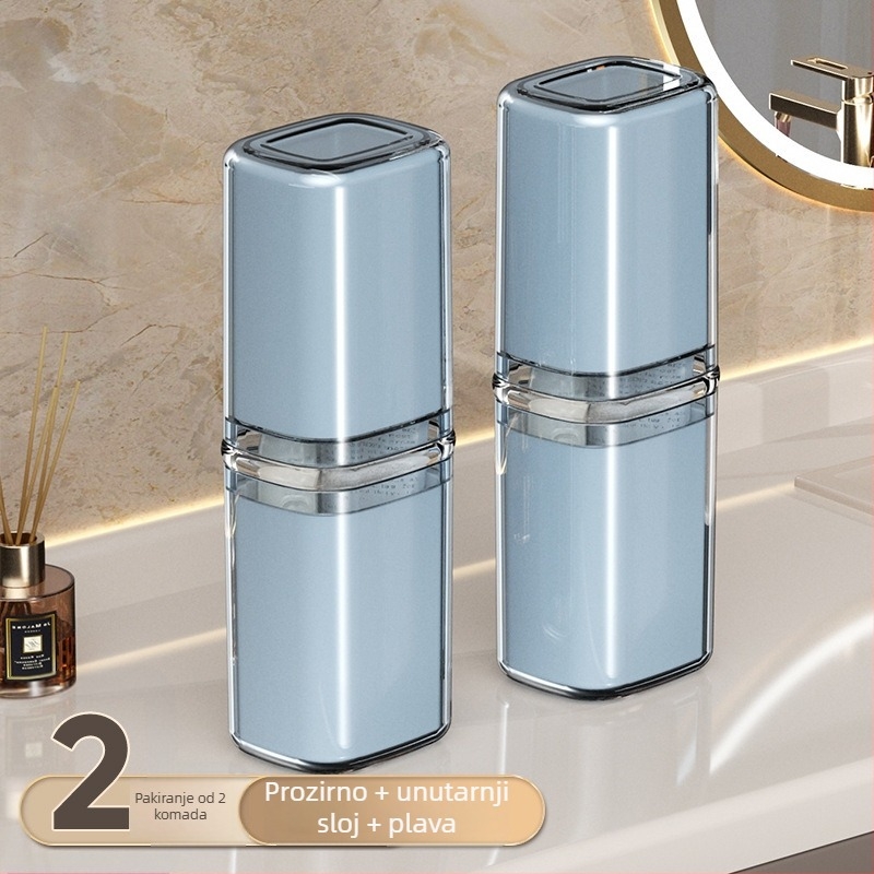 Beiduoyang Putna čaša za četkicu za zube, kvadratni dizajn, PET materijal, prilagodljiv logotip