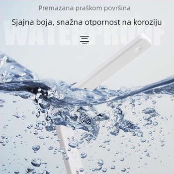 Zakrivljeni trokutasti zidni držač od nehrđajućeg čelika, 90° podrška, zakrivljeni tip, univerzalna ugradnja