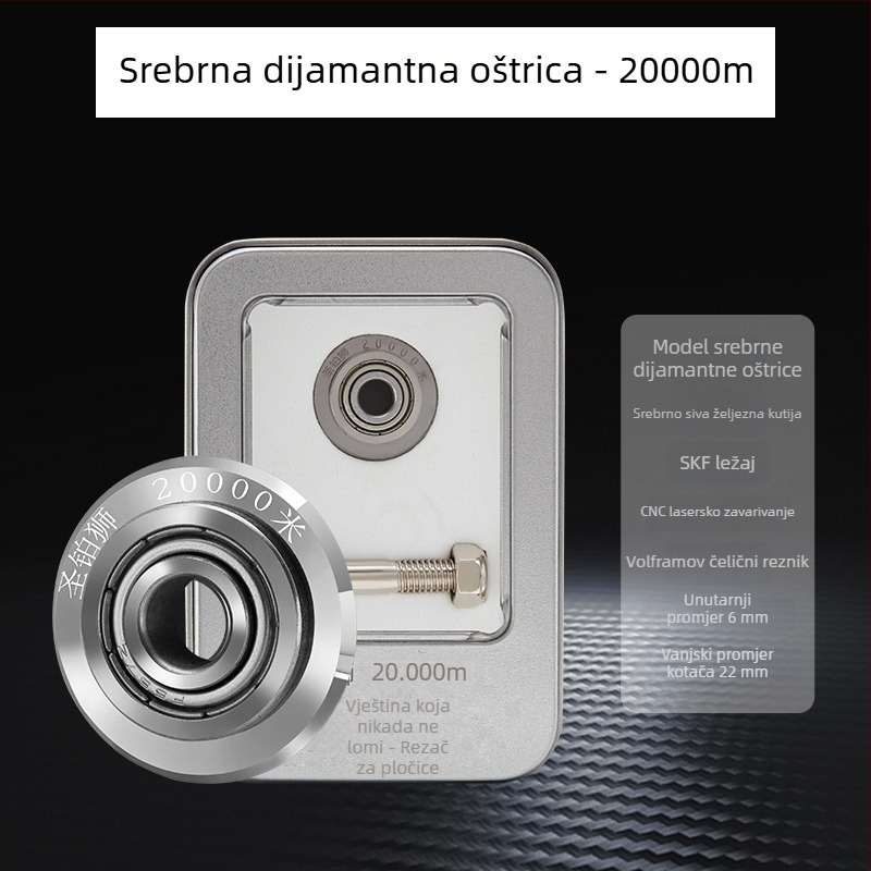 Kotač rezača pločica – legura, pribor za rezanje pločica i stakla