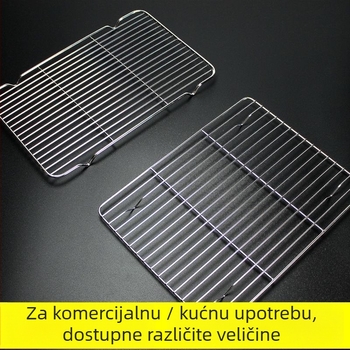 Kvadratna sklopiva mreža za roštilj i pečenje kruha