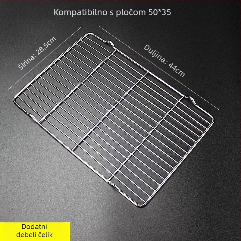 Kvadratna sklopiva mreža za roštilj i pečenje kruha