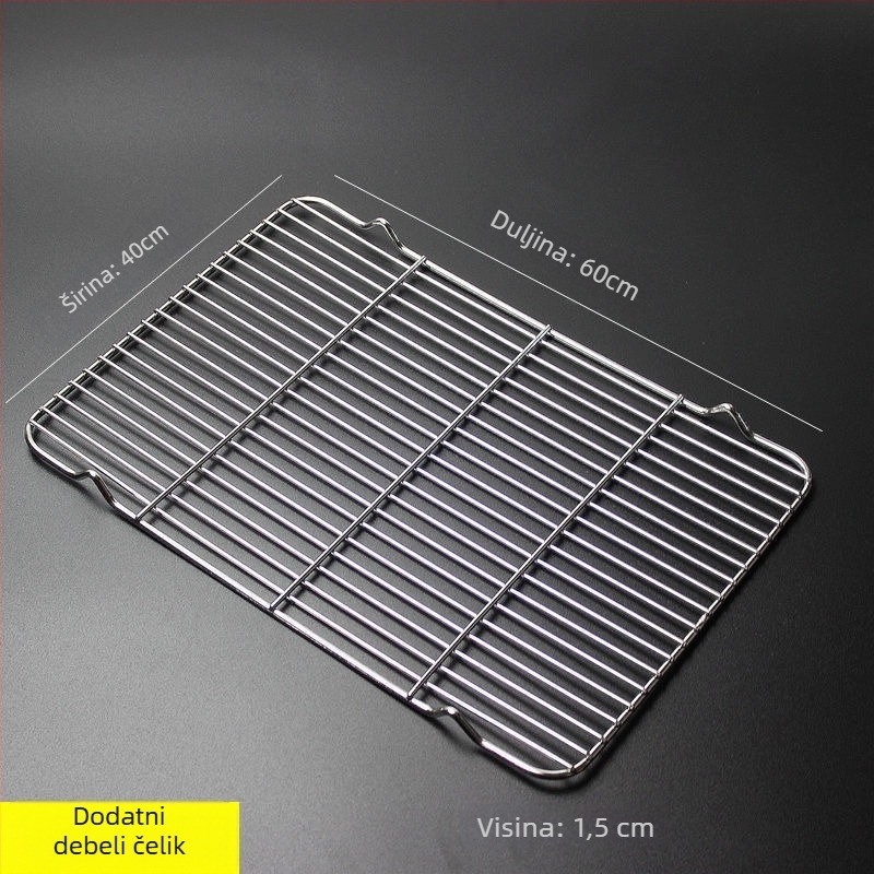 Kvadratna sklopiva mreža za roštilj i pečenje kruha