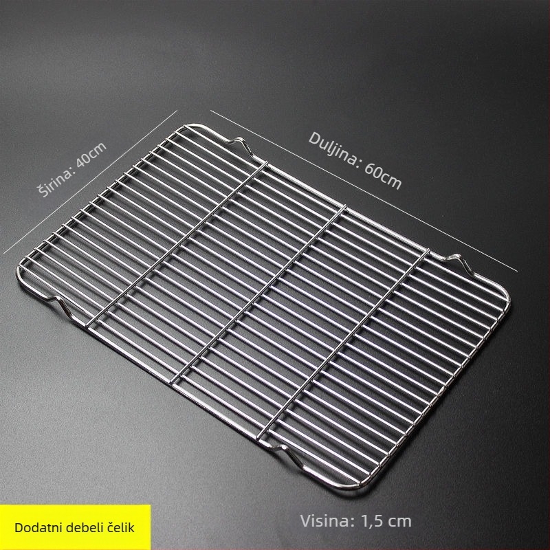 Kvadratna sklopiva mreža za roštilj i pečenje kruha