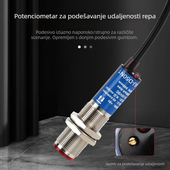 M18 laserski senzor SYM18J-D50N1 difuzni infracrveni fotoelektrični prekidač, IP66