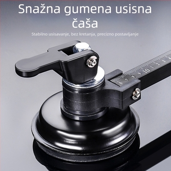 Višenamjenski stakleni kružni nož s uljem napunjenim valjkom, industrijske klase, debeli dizajn