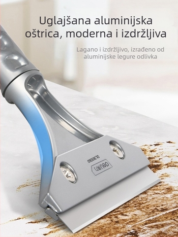 Staklena škrabljica s produženim rubom za završavanje spojeva i uklanjanje ljepila; model: kontaktirajte korisničku službu; marka: Drugo