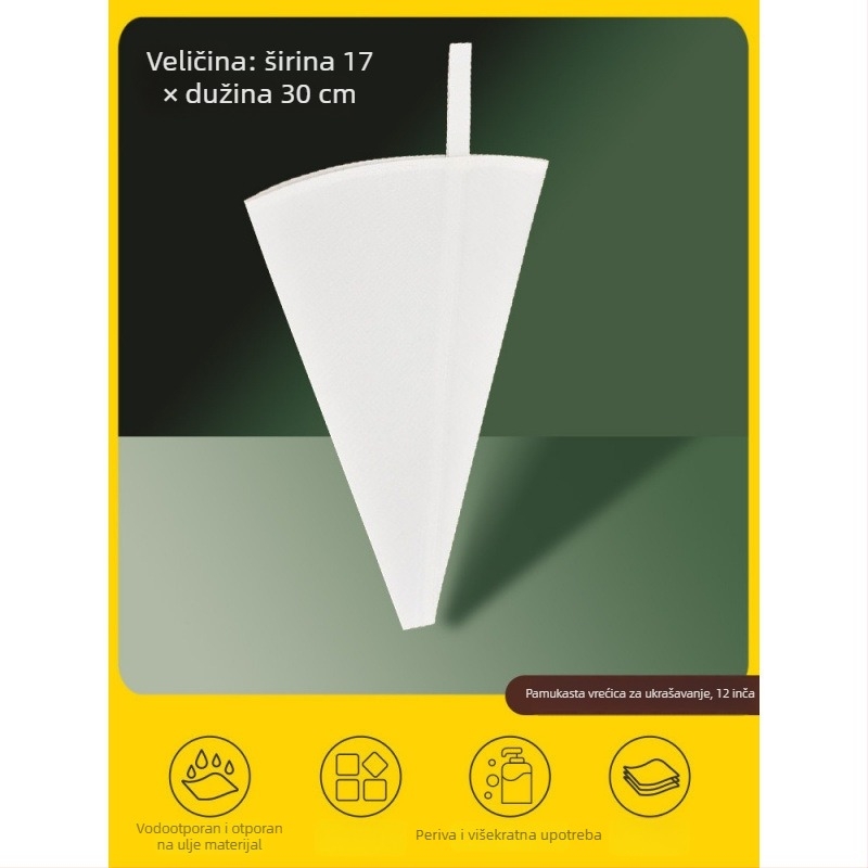 Unique silikonni set za ukrašavanje s nastavcima, vrećicom za ukrašavanje i kalupima za kekse, moderni minimalistički stil, lansiran 2023.