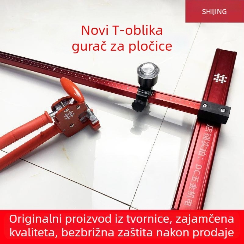 Tile Pusher: T-tipni gurad za pločice – lagan, višestruko funkcionalan rezač pločica